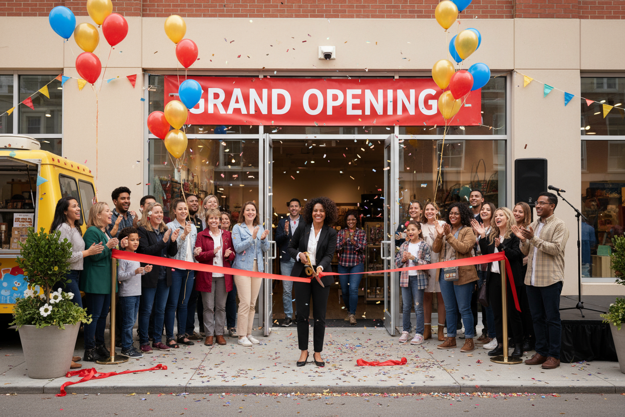 greal with people celebreting 